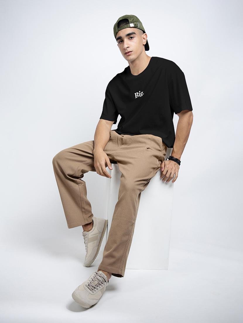 men printed short sleeve oversized t-shirt - 22038138 - Standard Image - 5