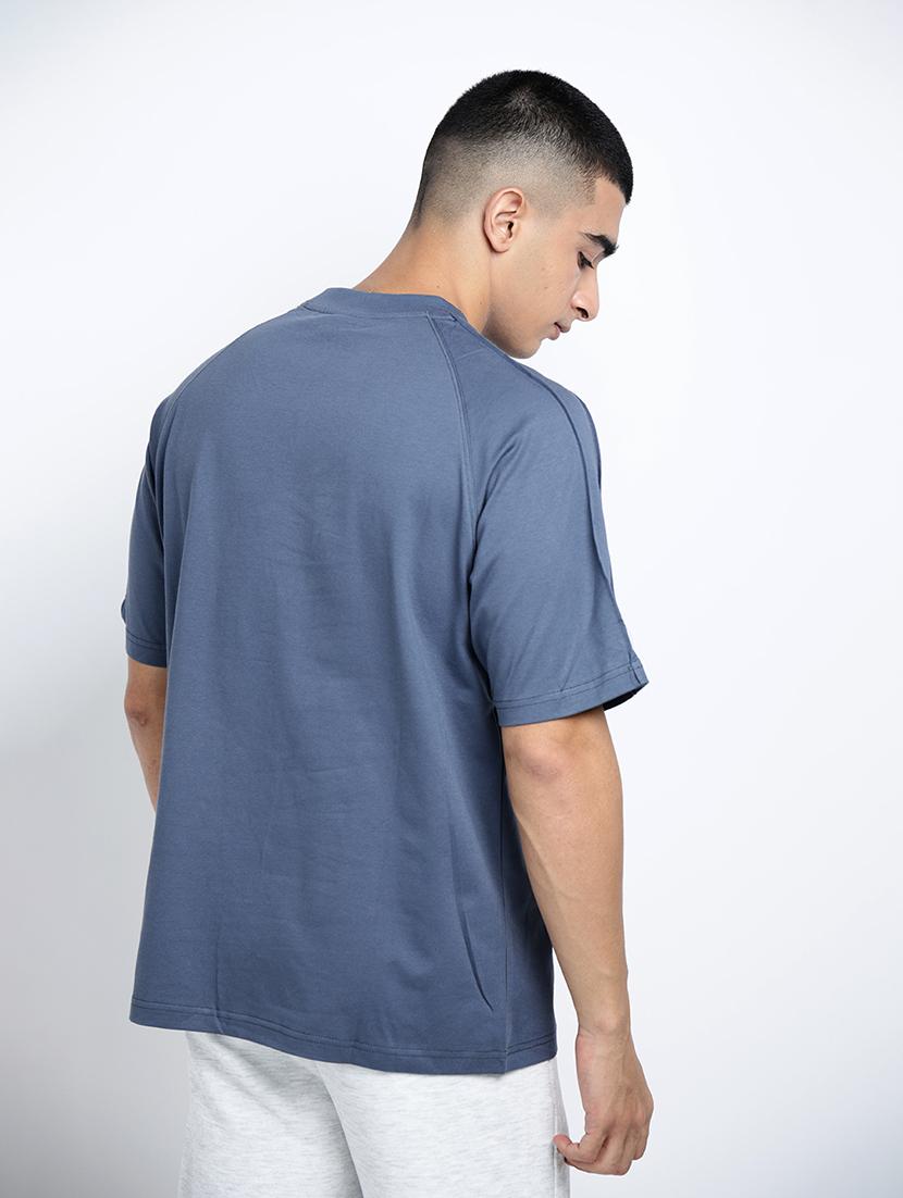 men solid short sleeve oversized t-shirt - 22038148 - Standard Image - 3