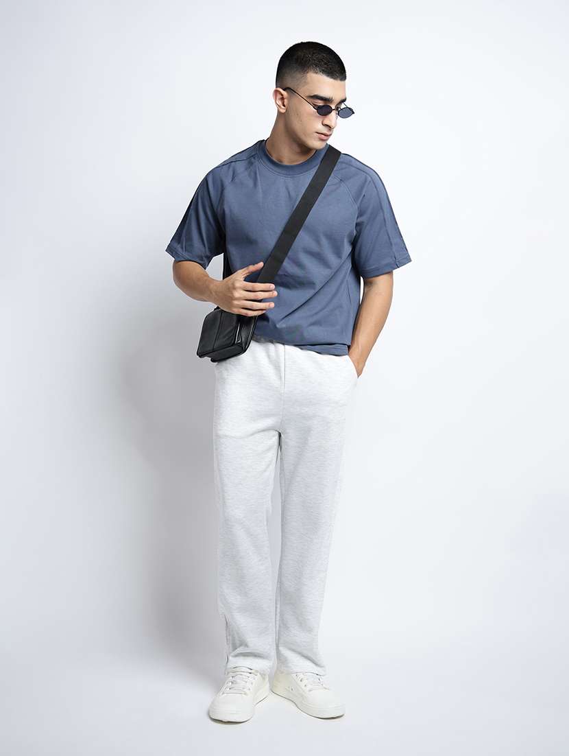 men solid short sleeve oversized t-shirt - 22038148 - Standard Image - 5