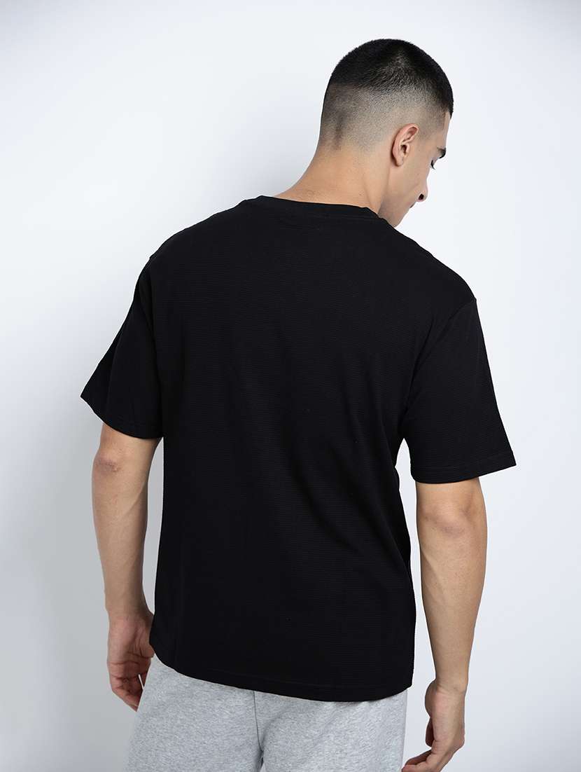 men solid short sleeve oversized t-shirt - 22038149 - Standard Image - 3