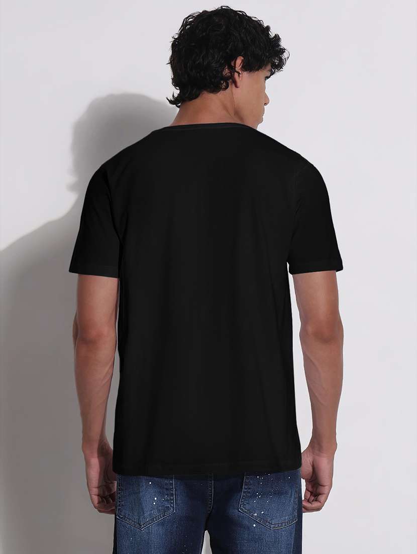 men solid short sleeve slim fit t-shirt - 22038150 - Standard Image - 3