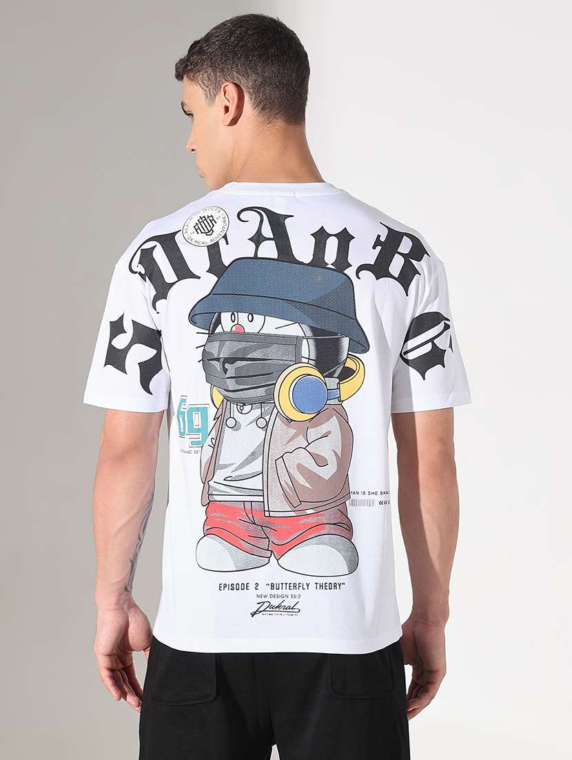 men printed short sleeve regular fit t-shirt - 22038163 - Standard Image - 3
