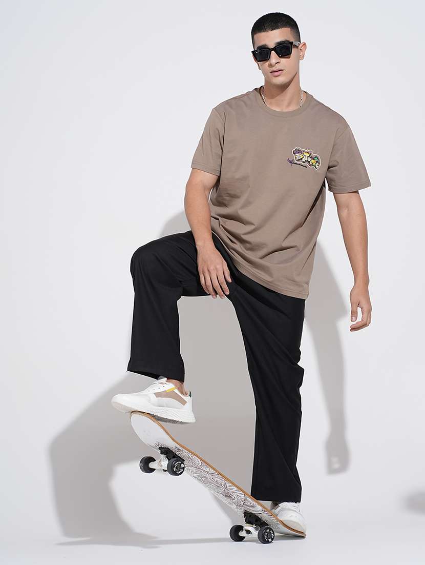 men printed short sleeve oversized t-shirt - 22038164 -  Standard Image - 5