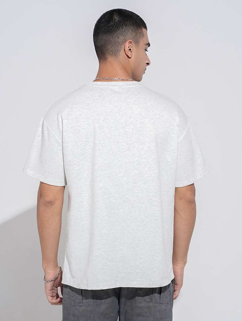 men printed short sleeve oversized t-shirt - 22038170 - Standard Image - 3