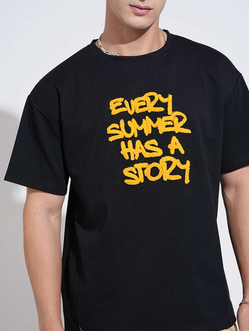men printed short sleeve oversized t-shirt - 22038171 -  Standard Image - 5