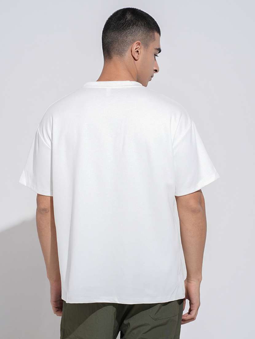 men printed short sleeve oversized t-shirt - 22038172 - Standard Image - 3