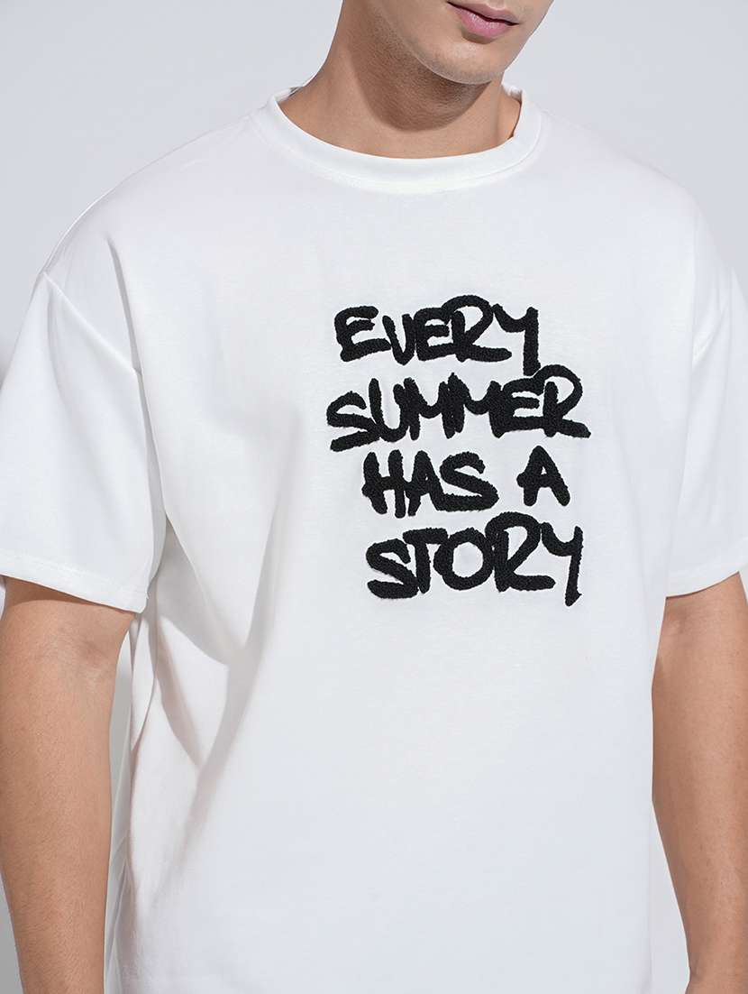 men printed short sleeve oversized t-shirt - 22038172 - Standard Image - 5
