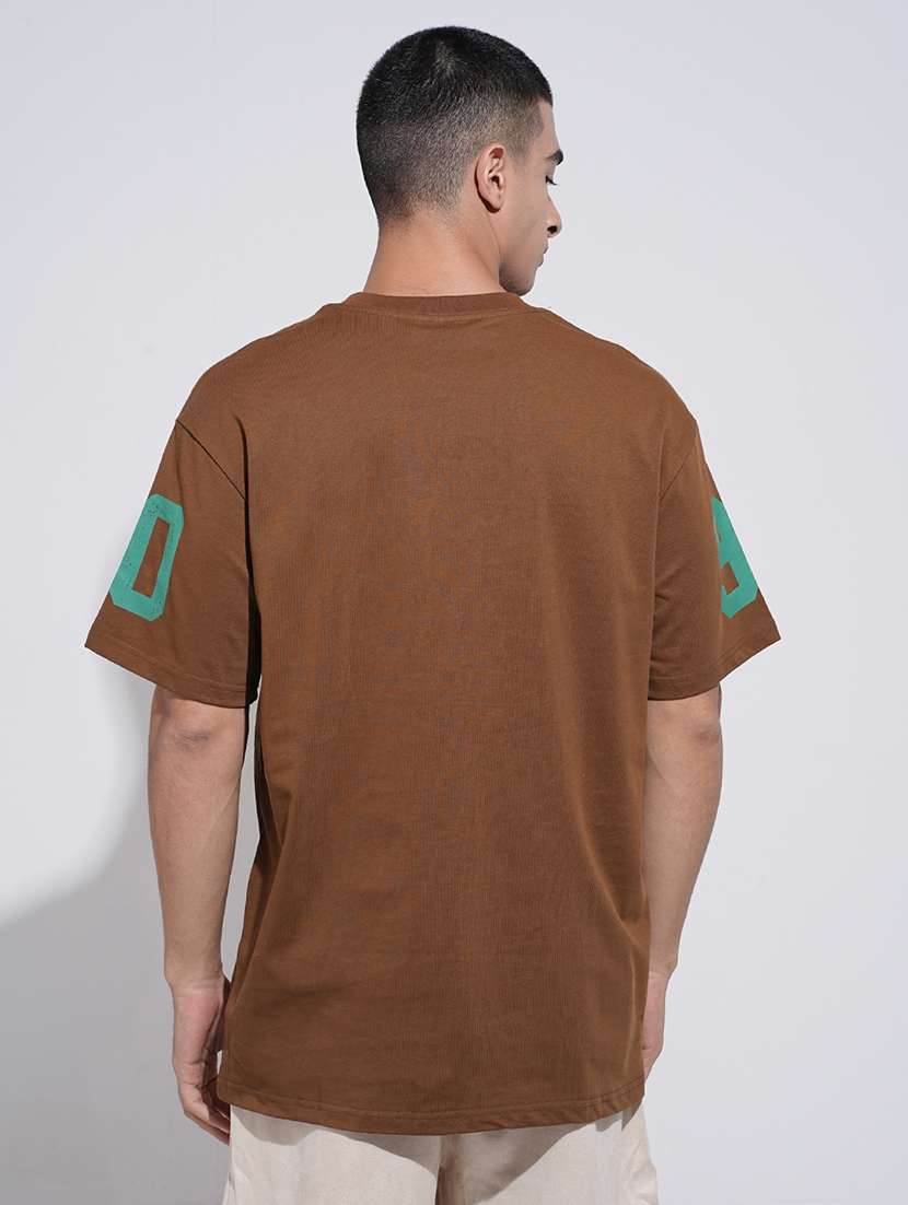 men printed short sleeve oversized t-shirt - 22038173 -  Standard Image - 3