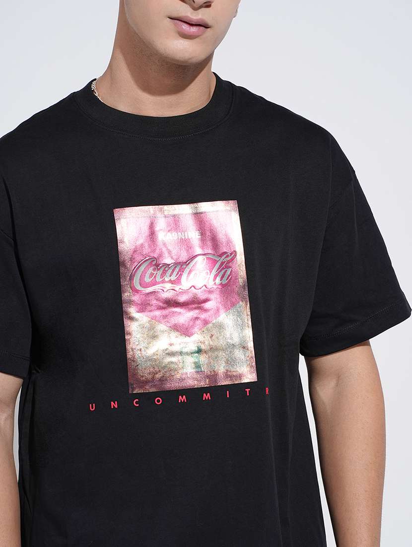 men printed short sleeve oversized t-shirt - 22038174 -  Standard Image - 5