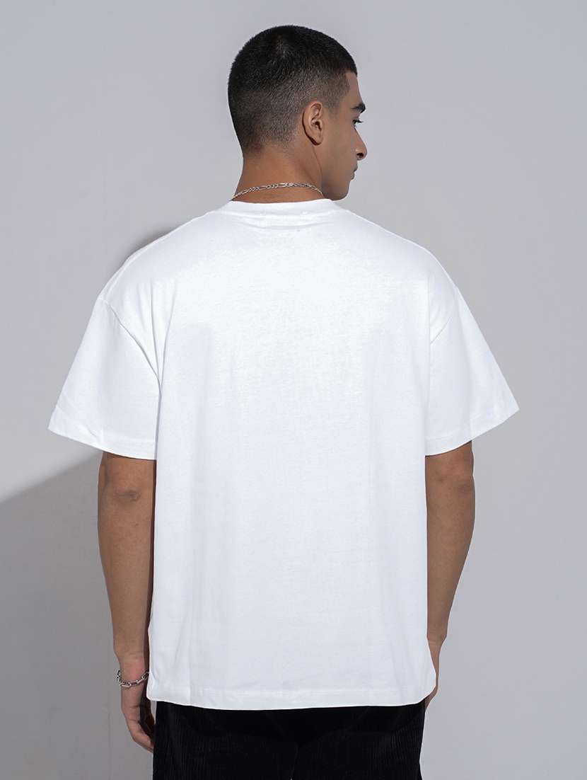 men printed short sleeve oversized t-shirt - 22038175 -  Standard Image - 3