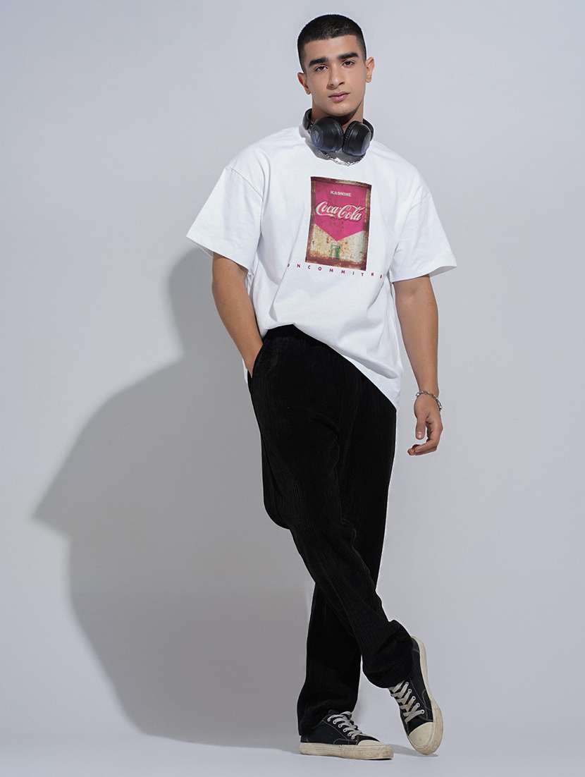 men printed short sleeve oversized t-shirt - 22038175 -  Standard Image - 5