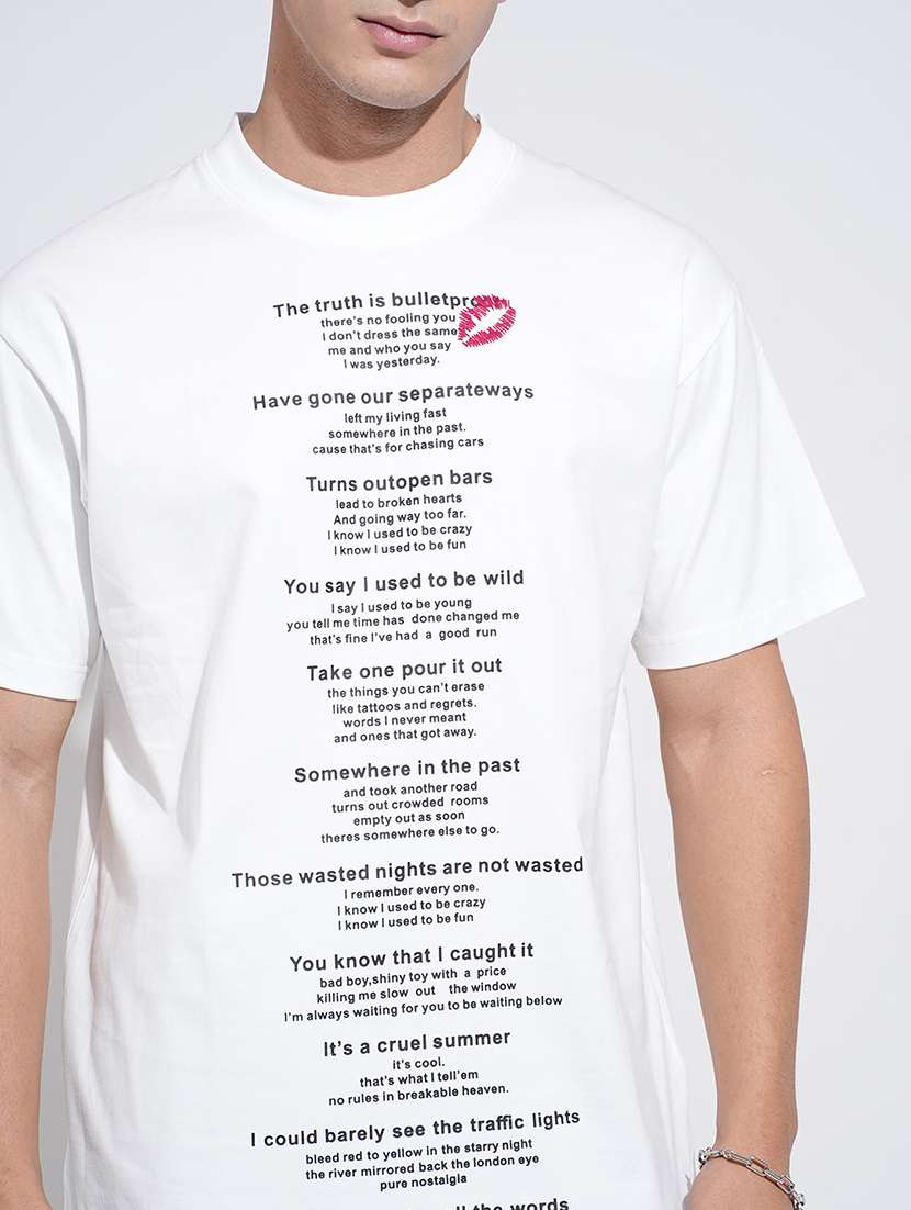 men printed short sleeve loose fit t-shirt - 22038176 -  Standard Image - 5