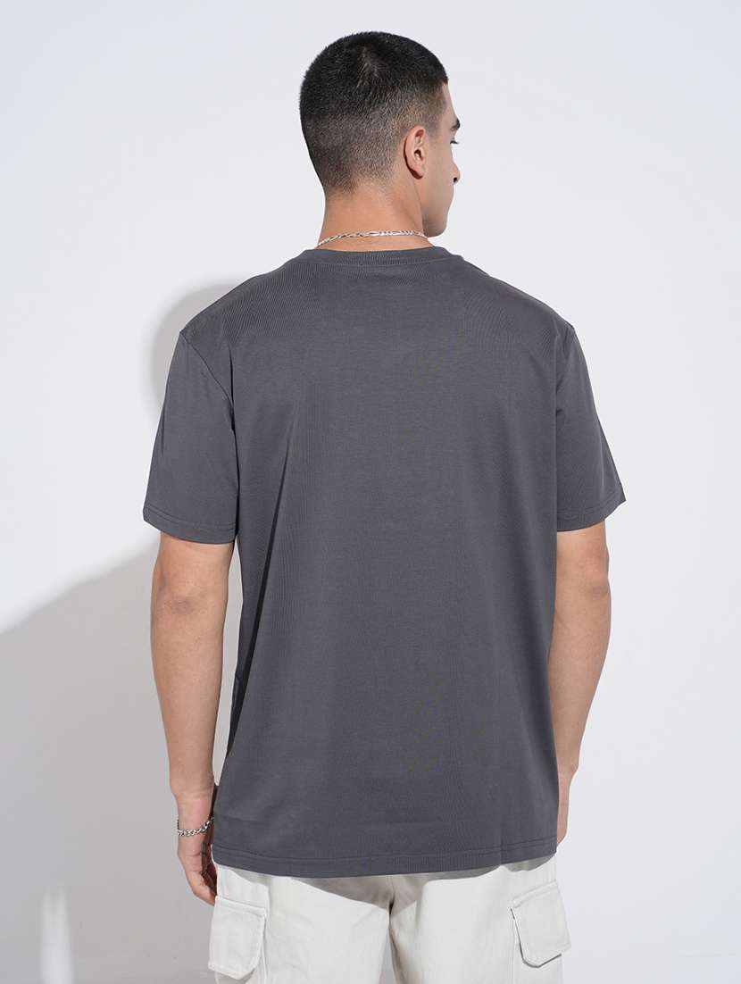 men printed short sleeve oversized t-shirt - 22038180 -  Standard Image - 3