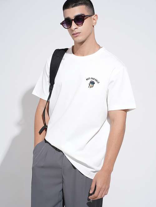 men printed short sleeve oversized t-shirt - 22038181 - Standard Image - 0