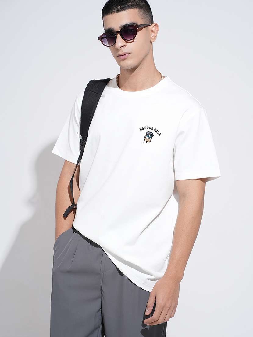 men printed short sleeve oversized t-shirt - 22038181 - Zoom Image - 0