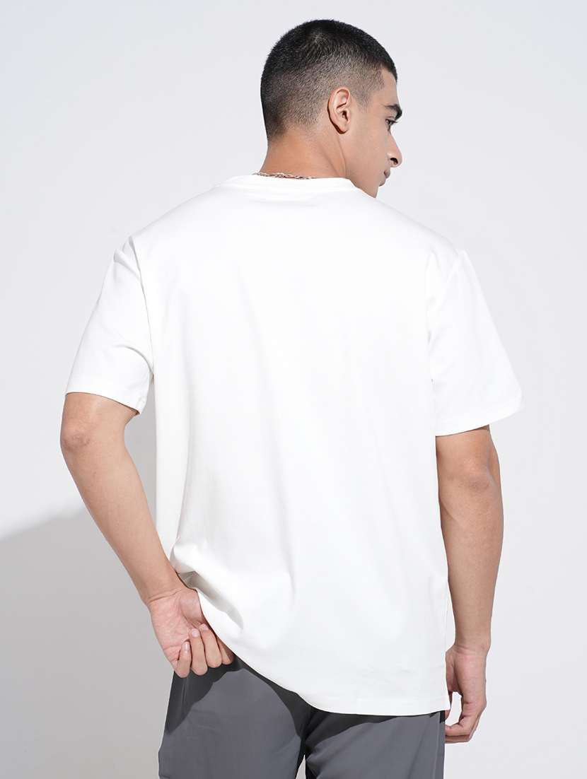 men printed short sleeve oversized t-shirt - 22038181 - Standard Image - 3