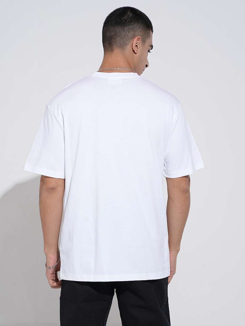 men printed short sleeve oversized t-shirt - 22038183 -  Standard Image - 3