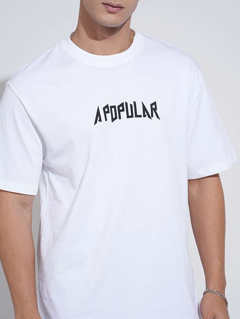 men printed short sleeve oversized t-shirt - 22038183 -  Standard Image - 5