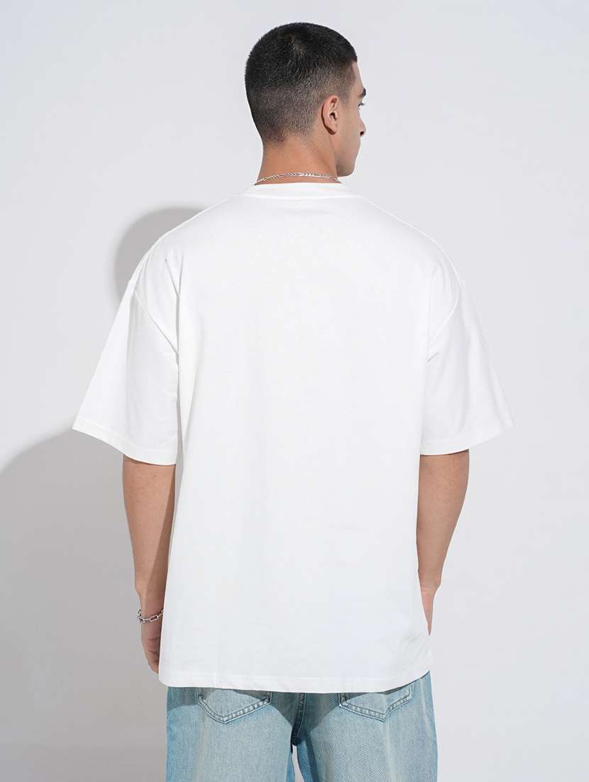 men printed short sleeve oversized t-shirt - 22038185 -  Standard Image - 3