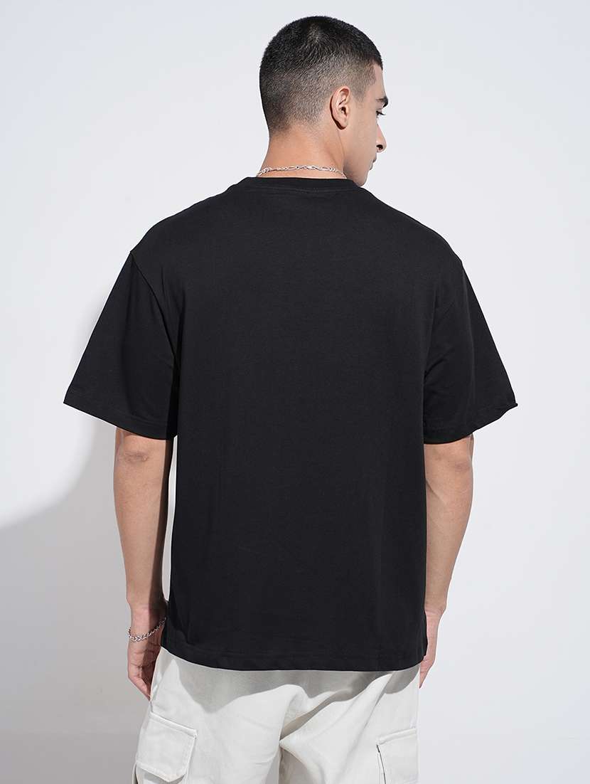 men printed short sleeve oversized t-shirt - 22038187 -  Standard Image - 3