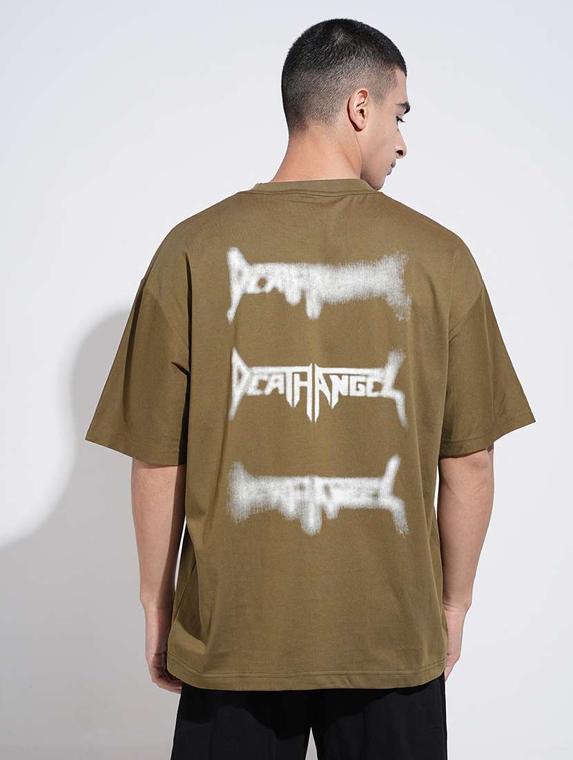 men printed short sleeve oversized t-shirt - 22038188 -  Standard Image - 3