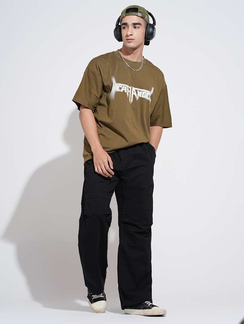 men printed short sleeve oversized t-shirt - 22038188 -  Standard Image - 5