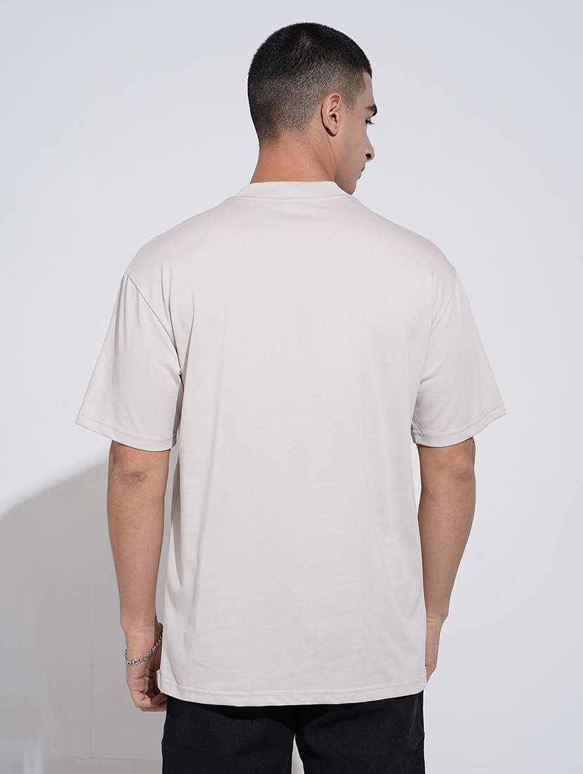 Men Printed Short Sleeve Oversized T-shirt - 22038194 -  Standard Image - 3