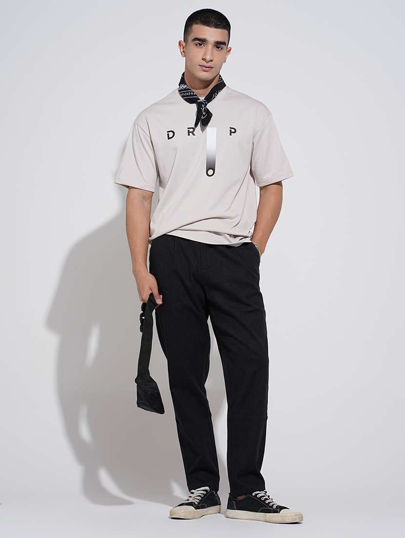 Men Printed Short Sleeve Oversized T-shirt - 22038194 -  Standard Image - 5