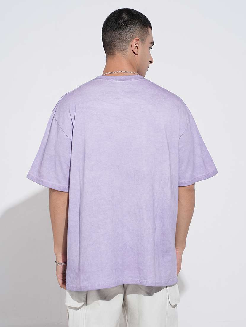 men solid short sleeve oversized t-shirt - 22038196 -  Standard Image - 3
