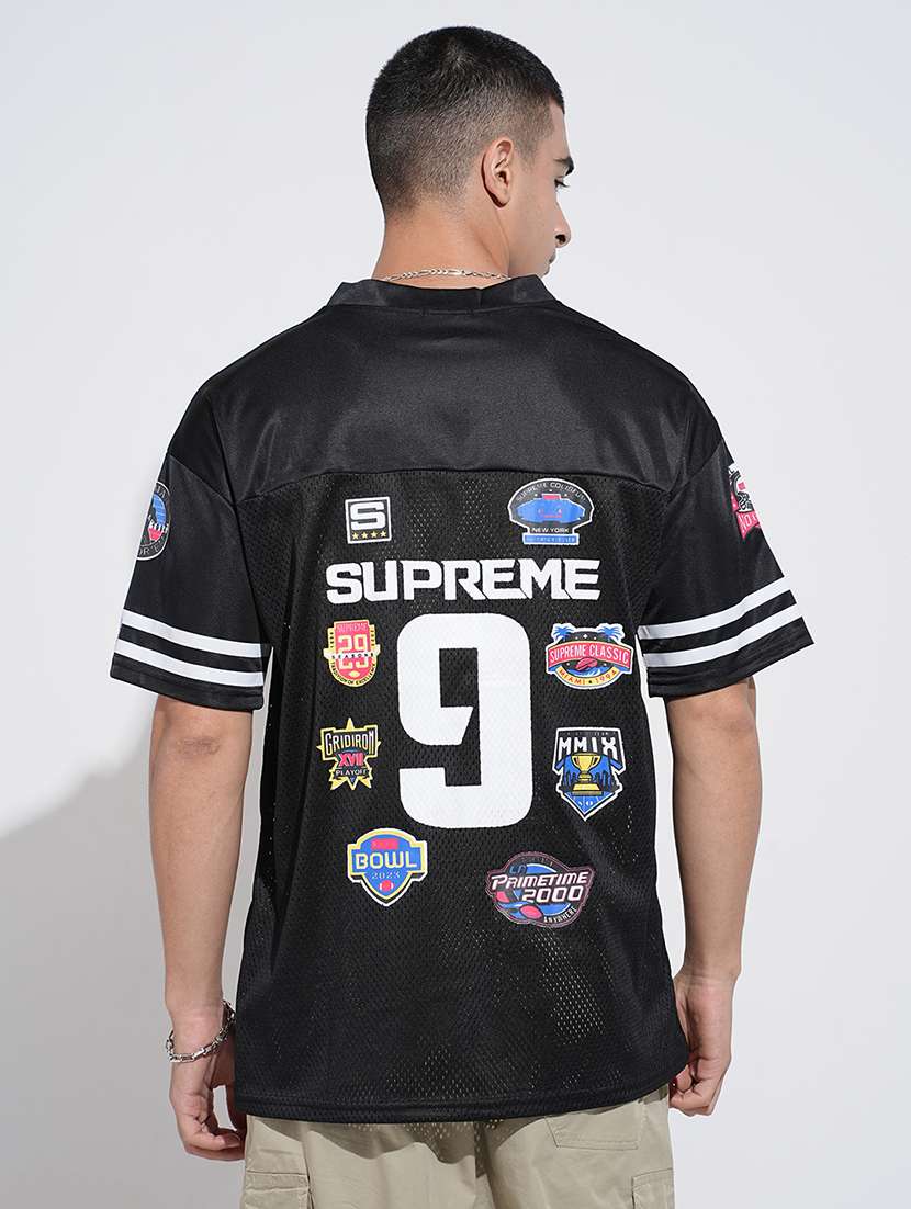 men printed short sleeve oversized t-shirt - 22038198 - Standard Image - 3