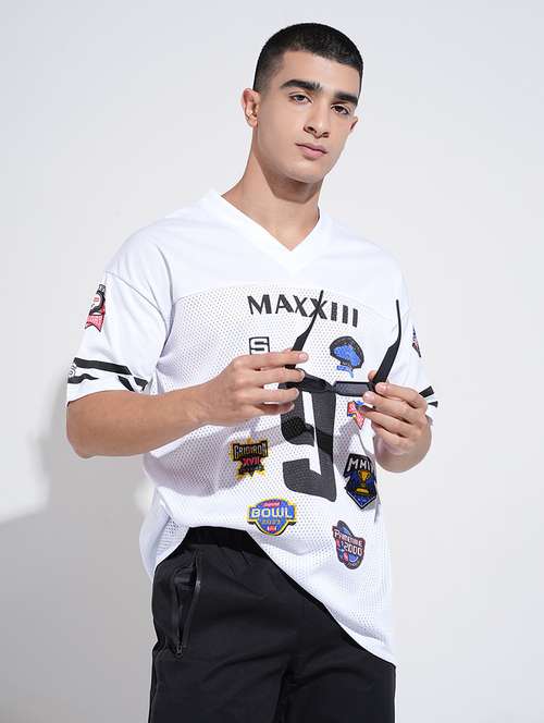 men printed short sleeve oversized t-shirt - 22038199 -  Standard Image - 0