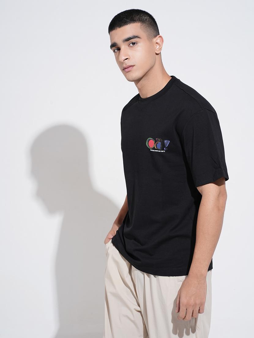 men printed short sleeve oversized t-shirt - 22038211 - Standard Image - 3