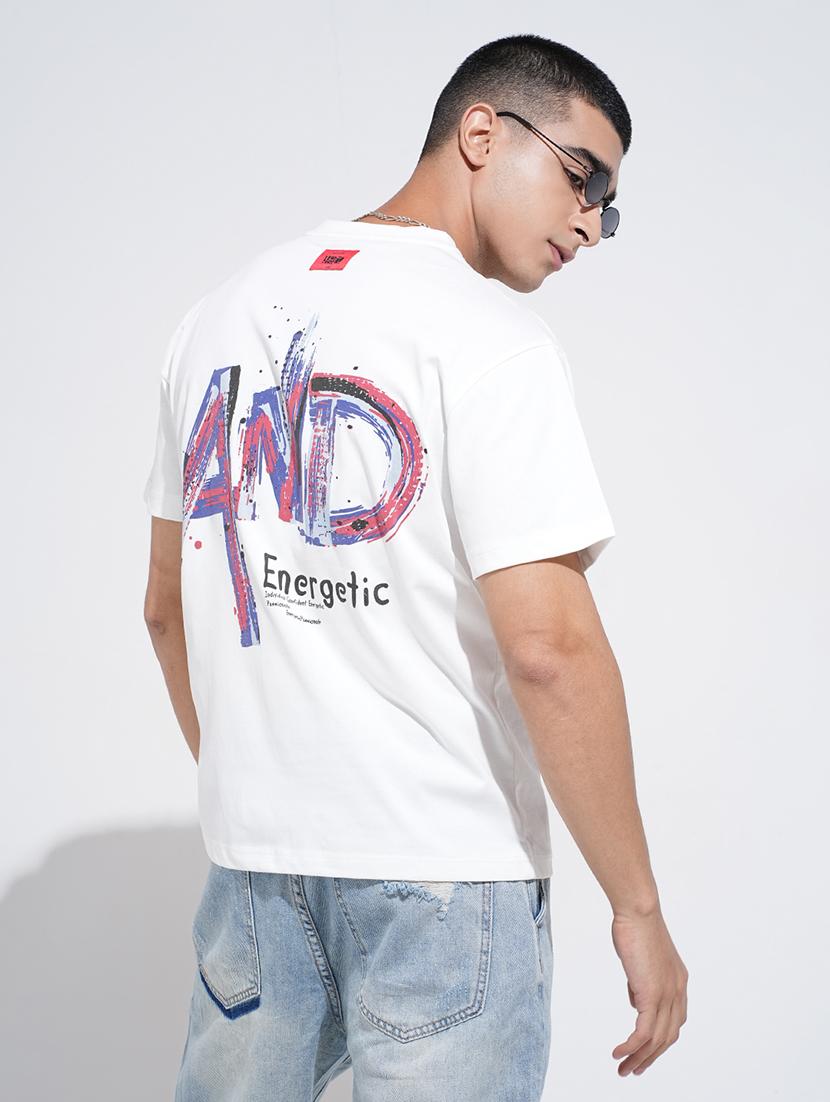 men printed short sleeve oversized t-shirt - 22038212 -  Zoom Image - 0