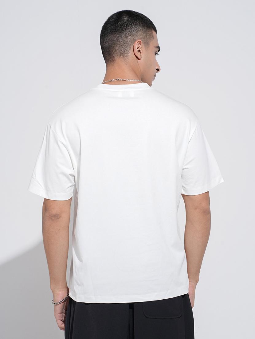 men printed short sleeve oversized t-shirt - 22038213 - Standard Image - 3