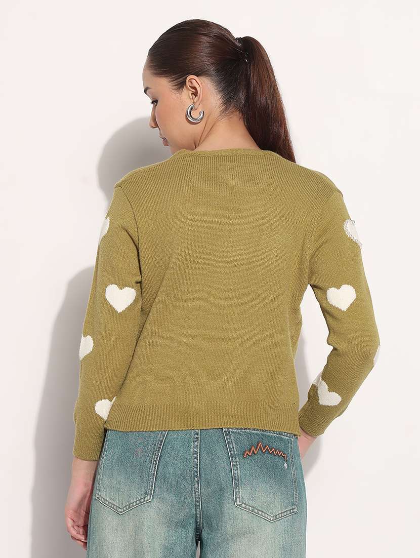 women printed long sleeve crop cardigan - 22038315 -  Standard Image - 3