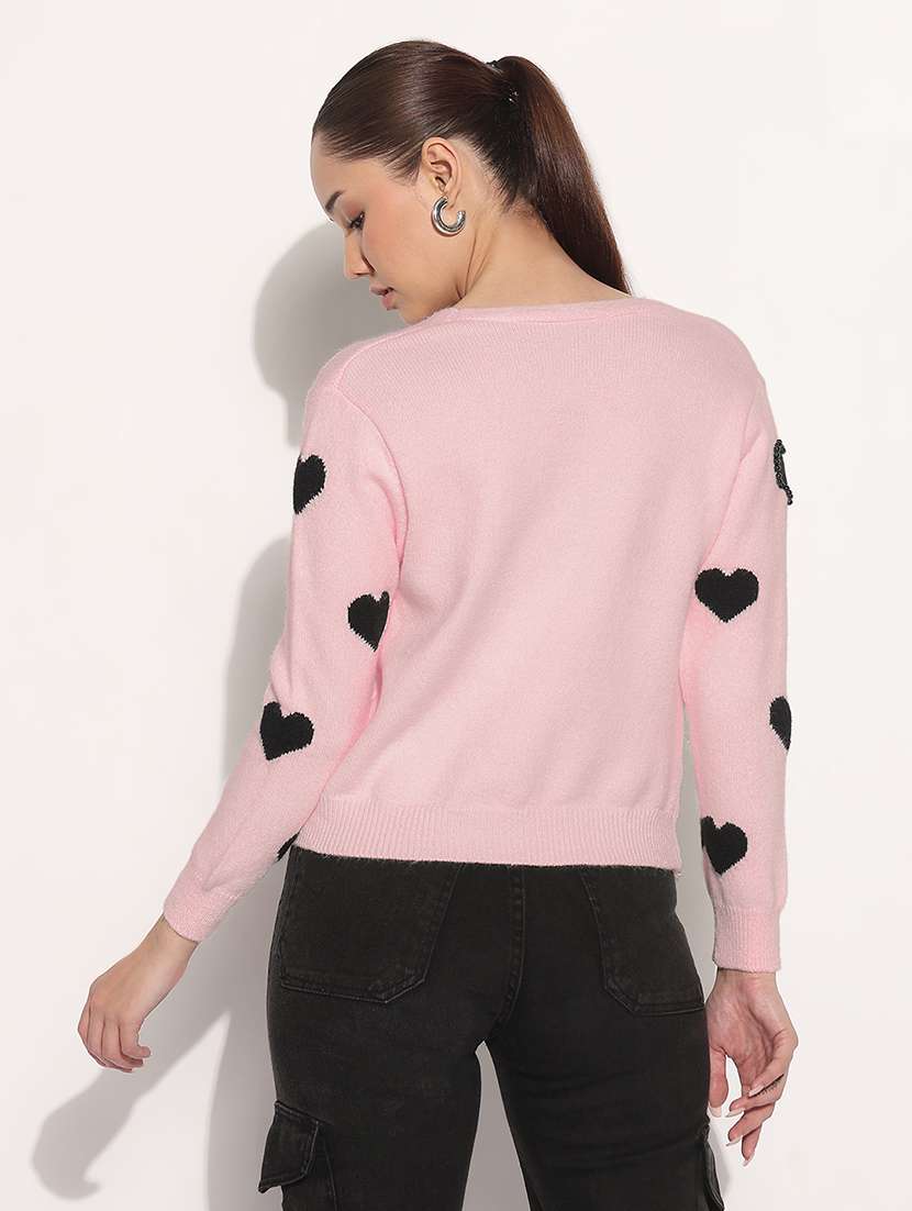 women printed long sleeve crop cardigan - 22038316 - Standard Image - 3