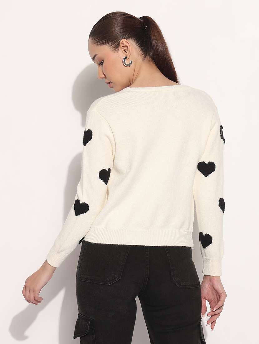 women printed long sleeve crop cardigan - 22038317 - Standard Image - 3