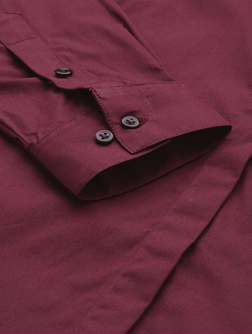 women solid collared long sleeve shirt - 22038564 -  Standard Image - 5