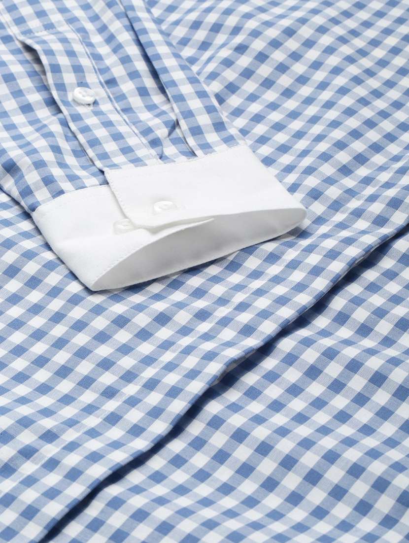 women checkered collared long sleeve regular fit shirt - 22038581 -  Standard Image - 3