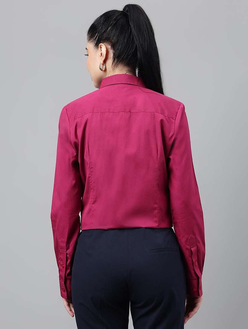women collared long sleeve regular fit shirt - 22038666 -  Standard Image - 3