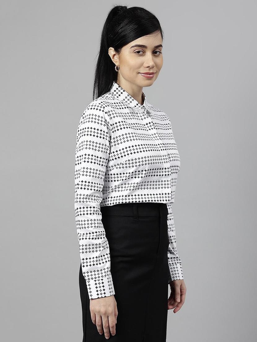 women collared long sleeve regular fit shirt - 22038680 - Standard Image - 3