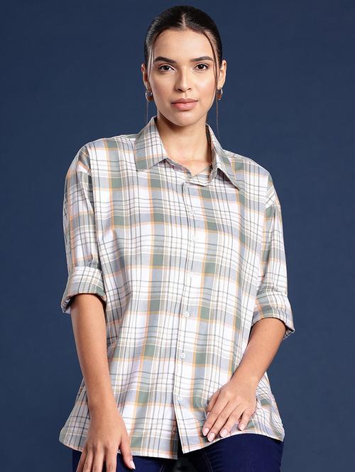 women collared long sleeve regular fit shirt - 22038688 -  Standard Image - 0