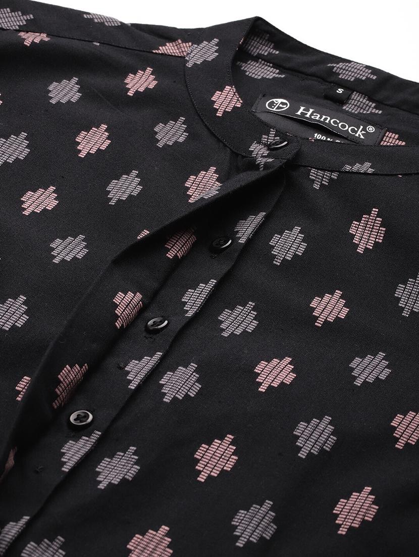 women printed mandarin collared long sleeves shirt - 22038698 - Standard Image - 3