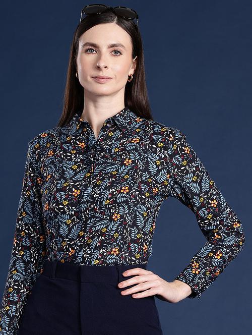 women collared long sleeve regular fit shirt - 22038718 -  Standard Image - 0