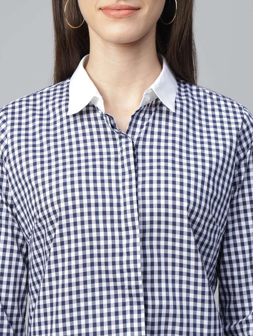 women collared long sleeve regular fit shirt - 22038753 -  Standard Image - 5