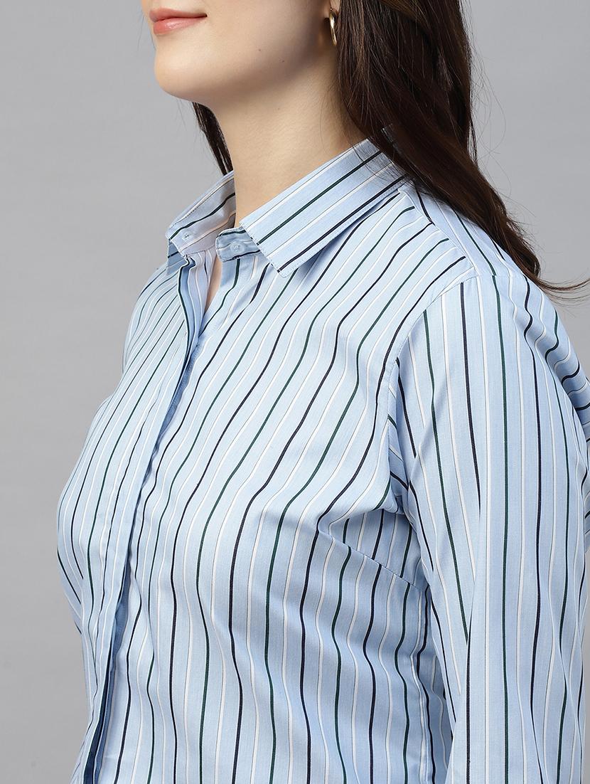 women collared long sleeve regular fit shirt - 22038773 - Standard Image - 5