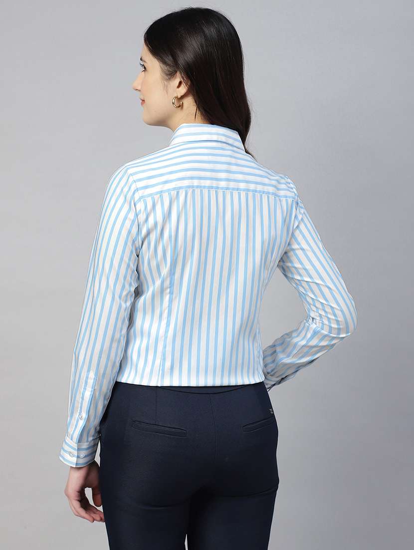 women collared long sleeve regular fit shirt - 22038778 -  Standard Image - 3