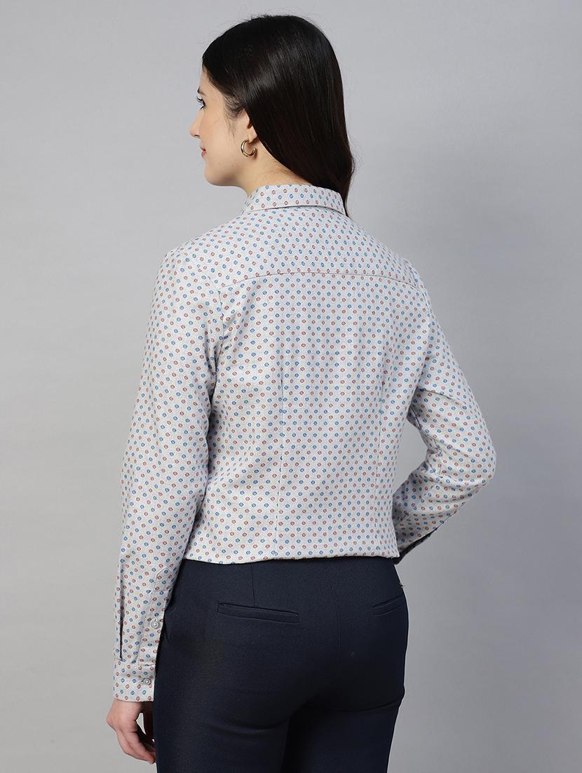 women collared long sleeve regular fit shirt - 22038785 - Standard Image - 3