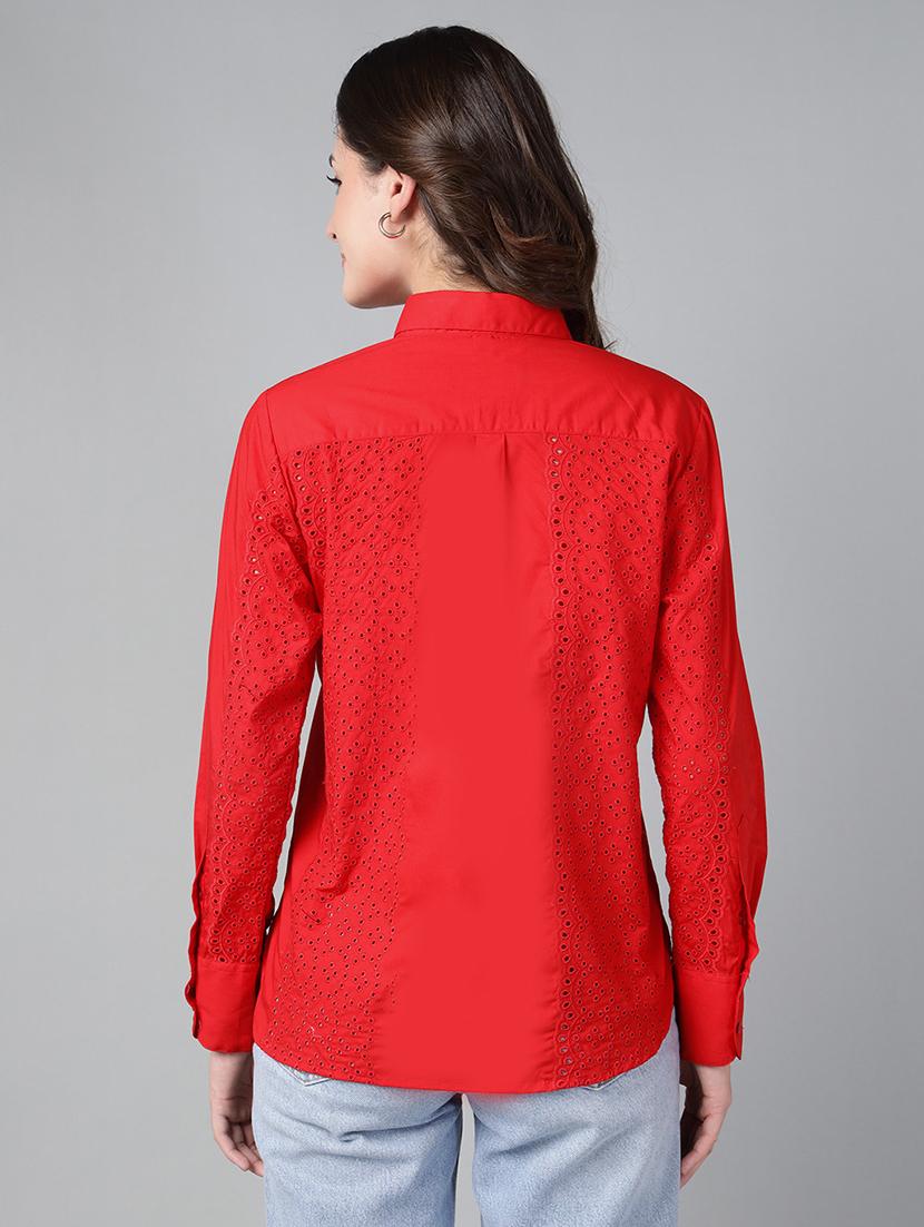 women collared long sleeve regular fit shirt - 22038802 - Standard Image - 3
