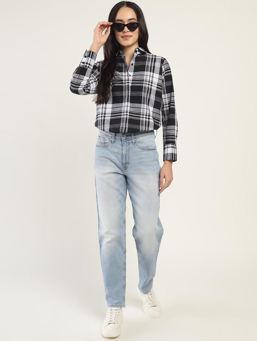 women collared long sleeve regular fit shirt - 22038817 - Standard Image - 3